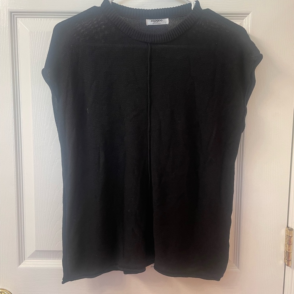 Zeagoo Elegant Black Women's Blouse